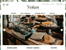 Tablet Screenshot of cafeviskan.se